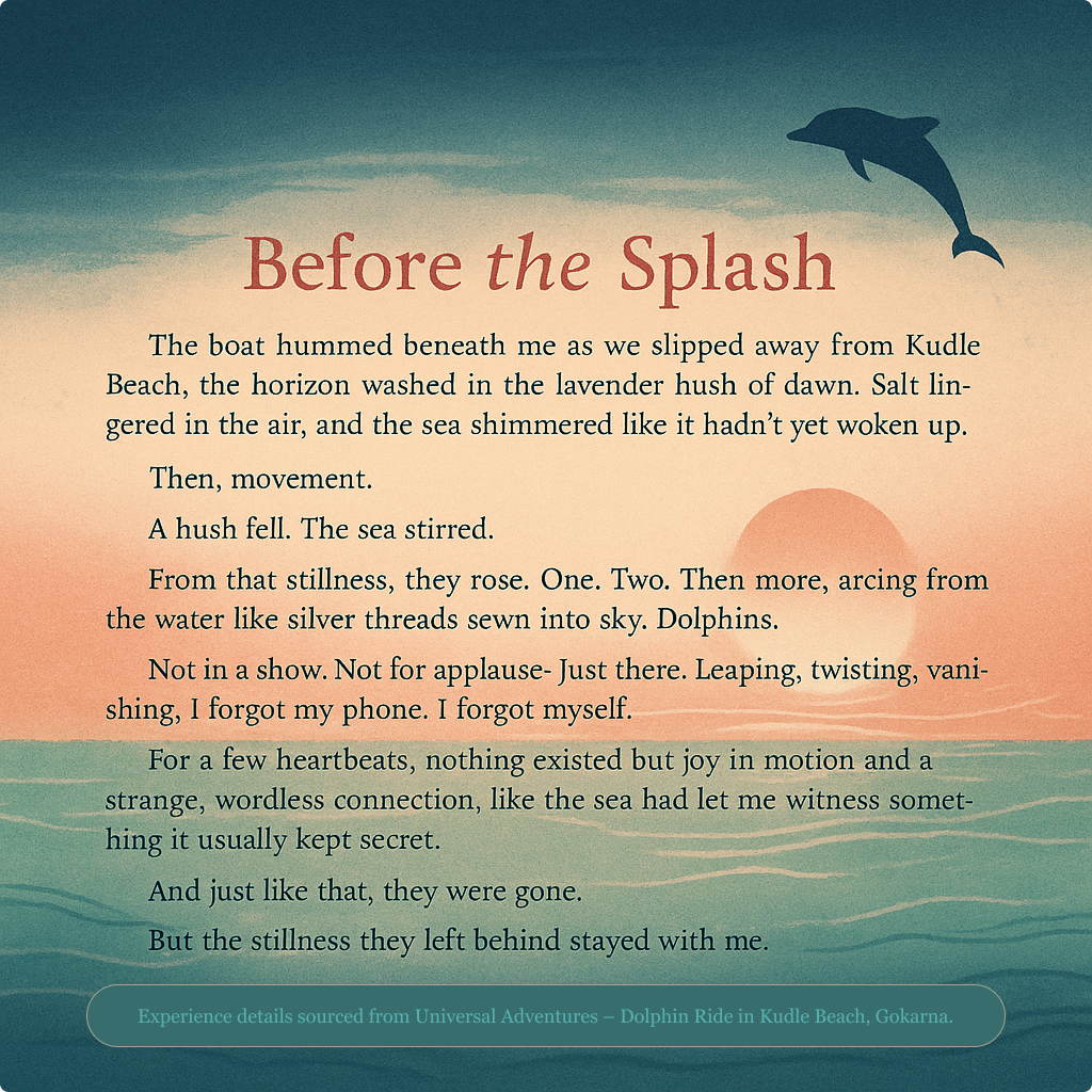 Before the Splash